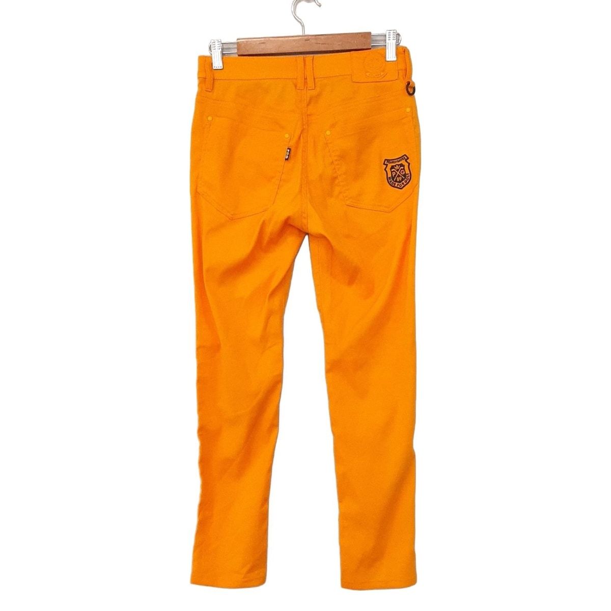 PEARLY GATES パーリーゲイツ パンツ サイズ0 XS レディース - ダークイエロー フルレングス