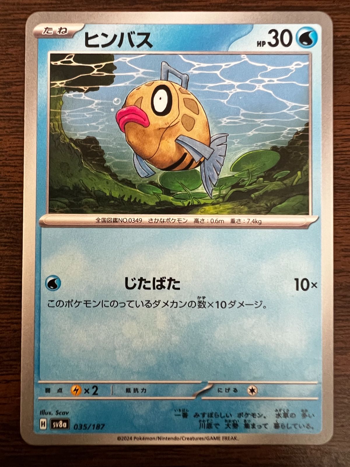 ヒンバス [SV8a 035/187](ハイクラスパック「テラスタルフェスex