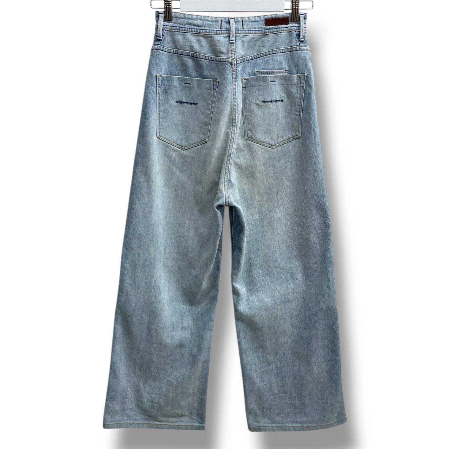 YANUK ヤヌーク JOAN Loose Straight ルーズストレート ジョーン ジーンズ デニムパンツ 57131301 FVS インディゴ ブルー サイズ25 レディース ゴーゴー古着マルイ北千住店 19 No.993