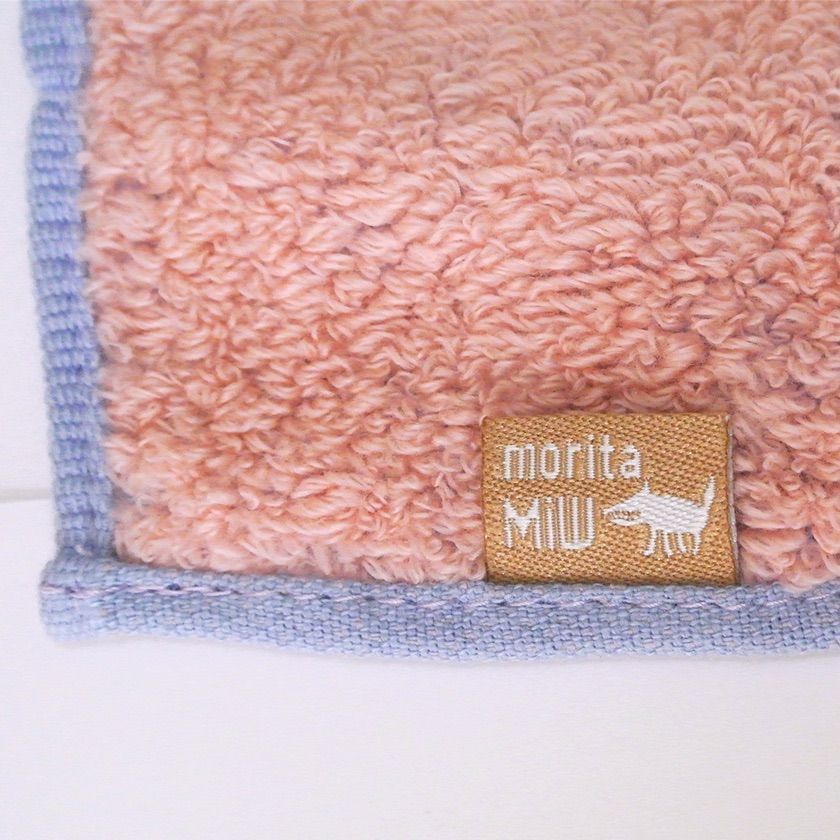 ハンカチ 湖畔ペリカン morita MiW ガーゼパイルハンカチ-6