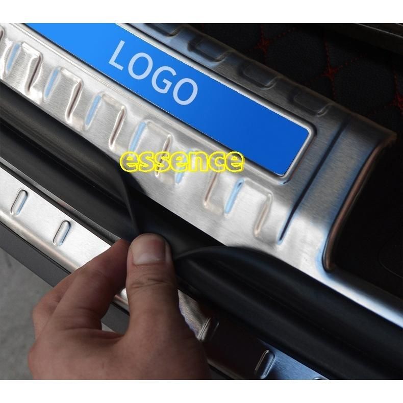 スカッフプレート トヨタ C-HR 専用 リアバンパーステップガード 内側 1PCS 選べる4色