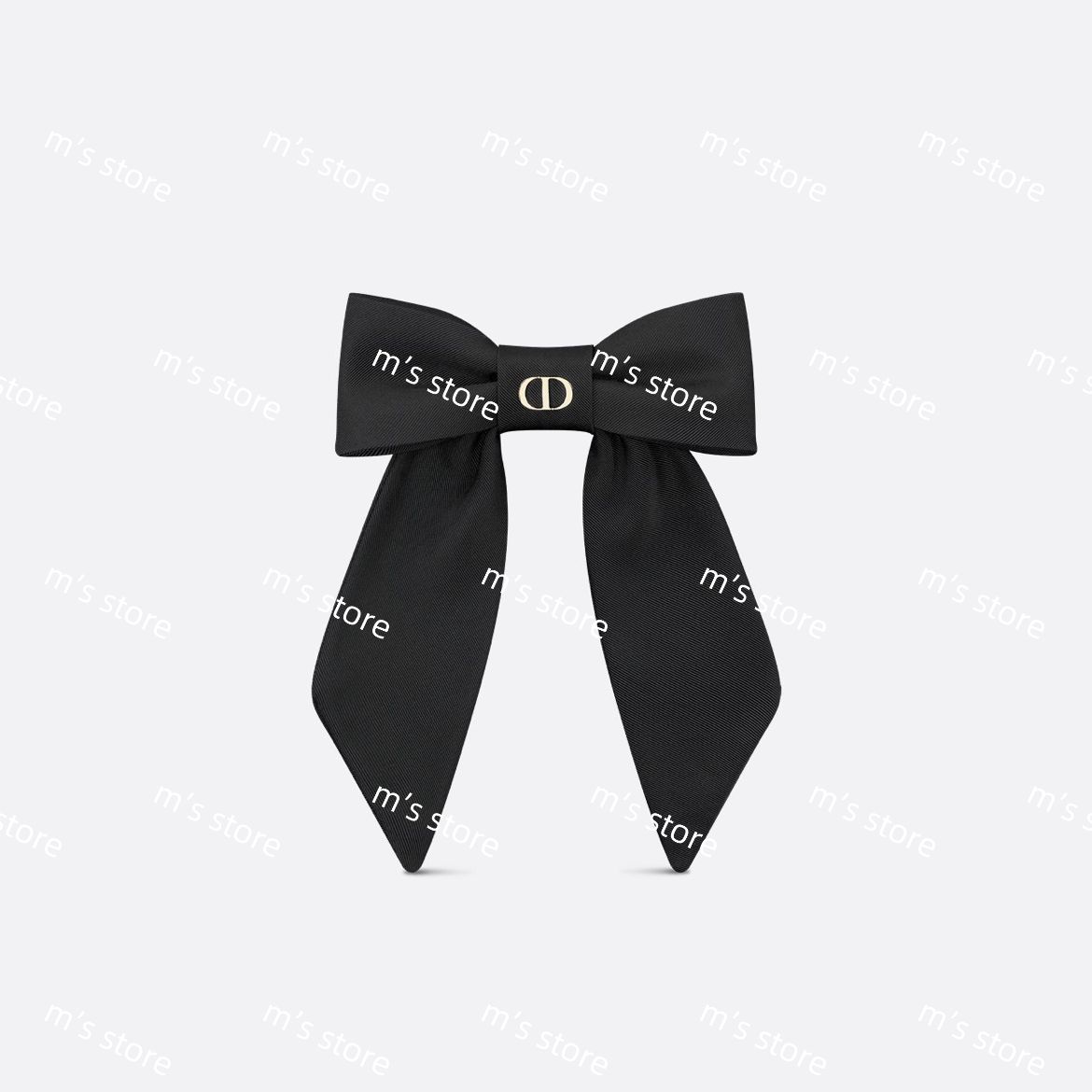 クリスチャンディオール Dior Twist リボンバレッタ ブラック 新品 Christian Dior ディオール Dior Twist リボンバレッタ