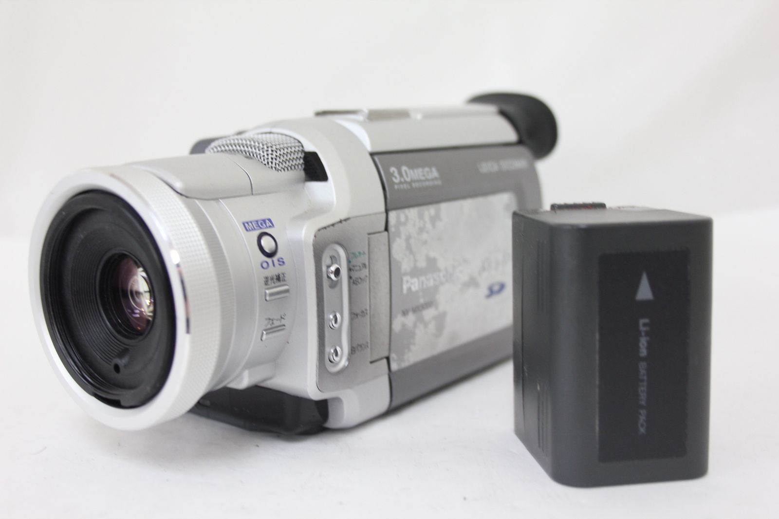 返品保証 録画再生 済み パナソニック Panasonic NV-MX5000 3CCD 4ECM 100x バッテリー付き ビデオカメラ M5163