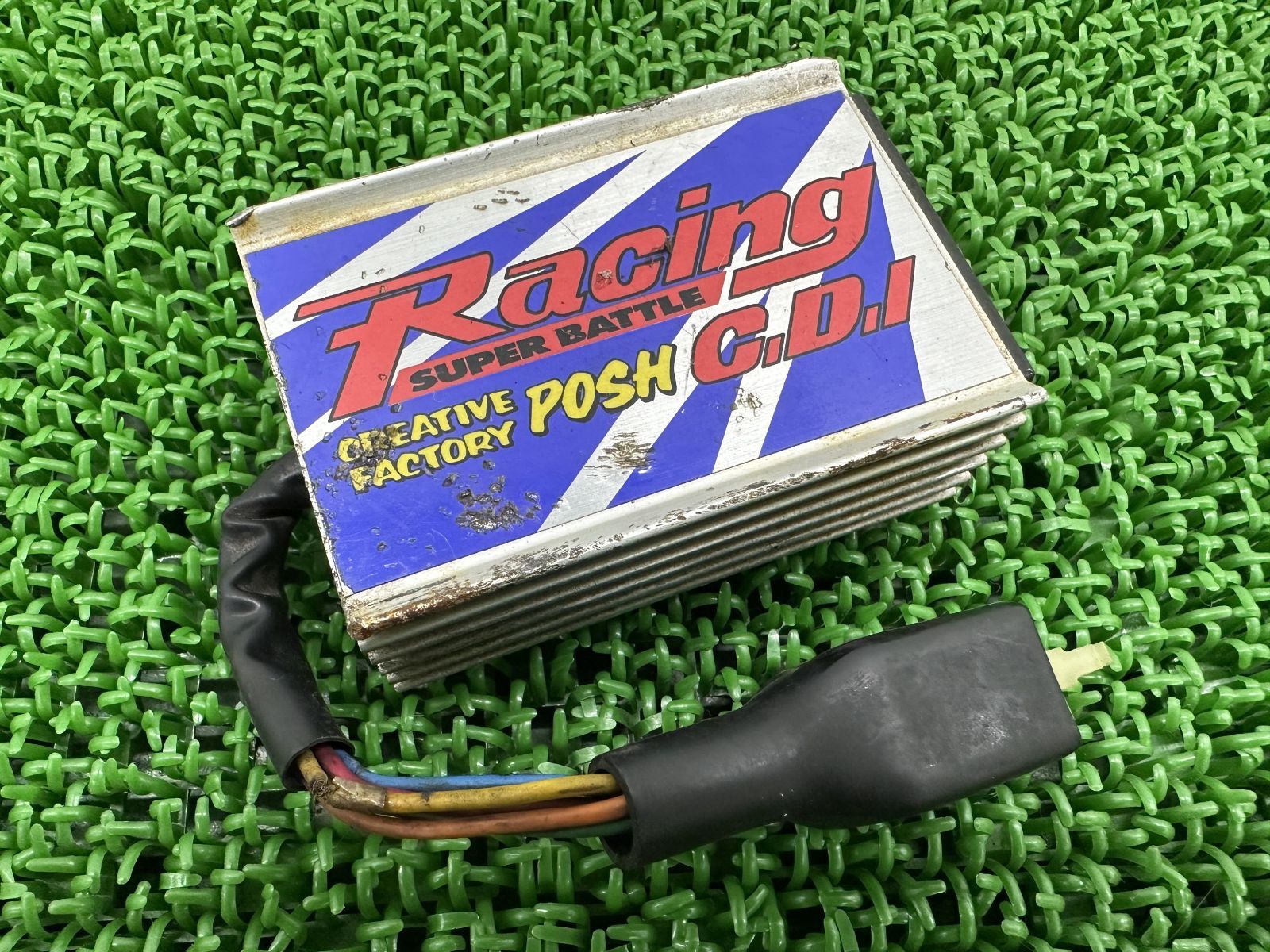 POSH製ライブディオZX レーシングCDI 社外 中古 バイク 部品 AF35 97年～99年 スーパーバトル 機能的問題なし 品薄 希少品