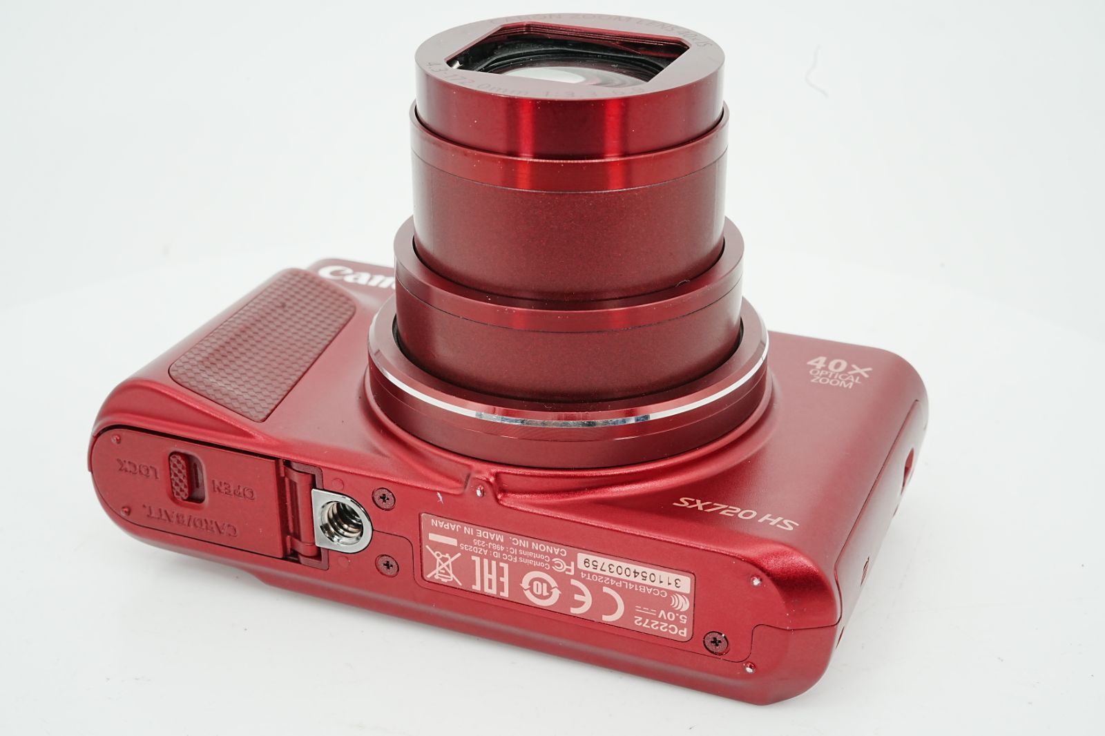 Canon デジタルカメラ PowerShot SX720 HS レッド 光学40倍ズーム 凄 