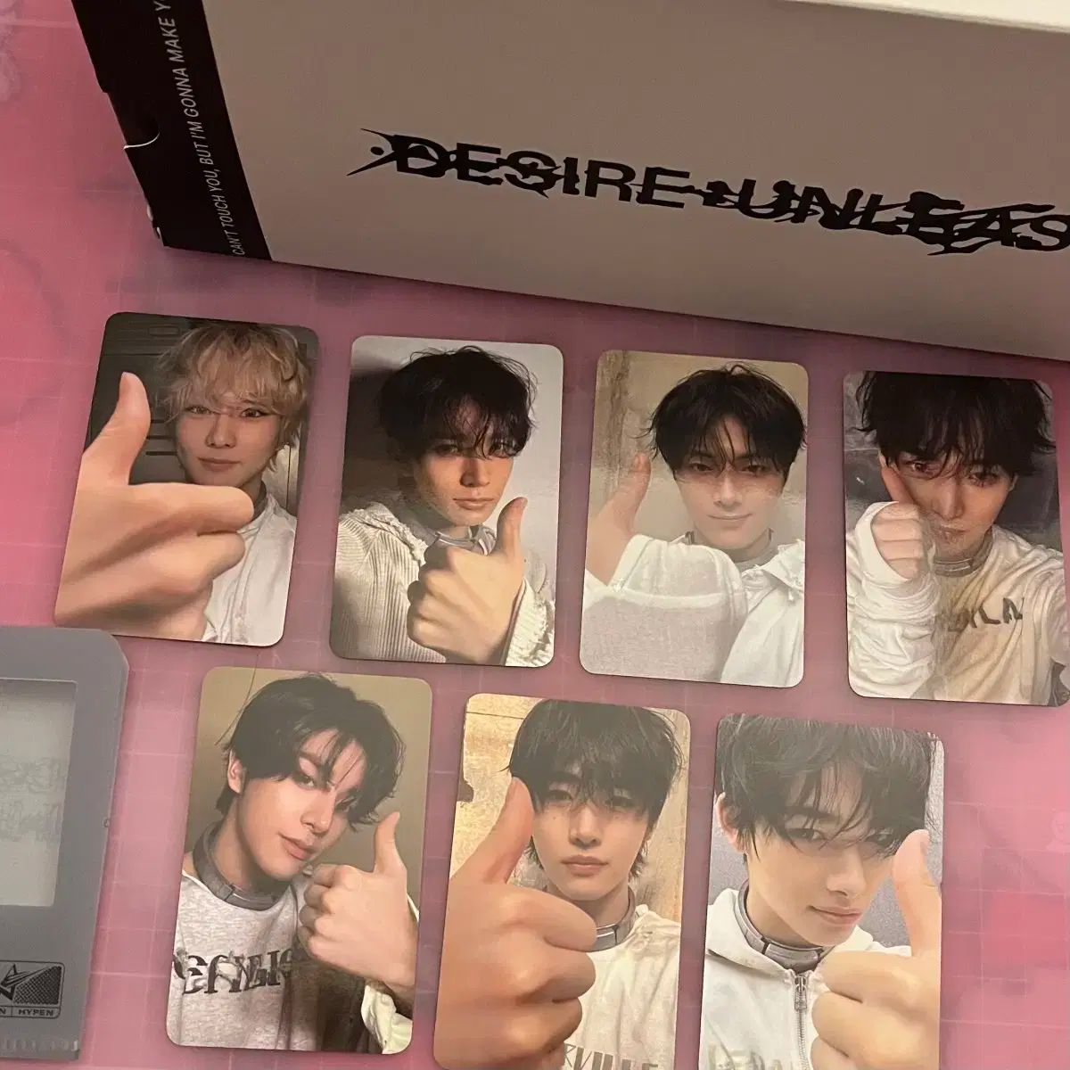 ENHYPEN エンハイプン エナプ DESIRE UNLEASH ショーケース トレカ ポーチ