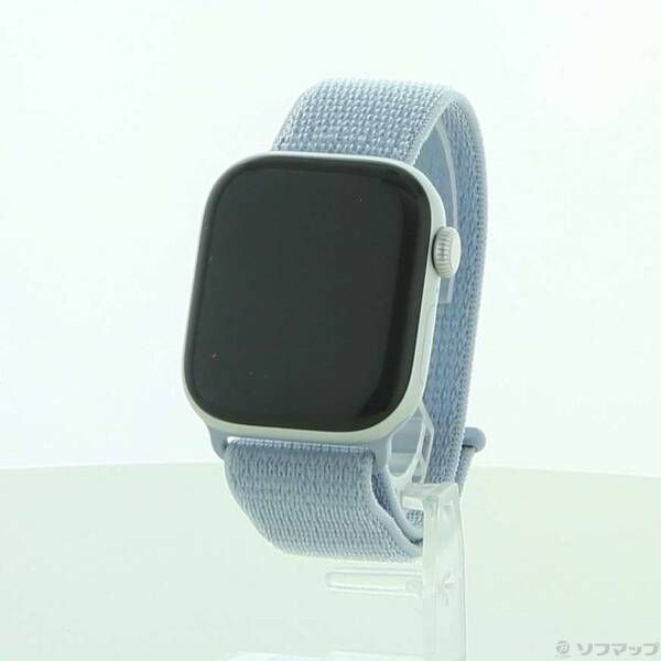 格安，HOT 〔展示品〕 Apple Watch Series 10 GPS 42mm シルバーアルミニウムケース ブルークラウドスポーツループ【295】 Apple Watch本体