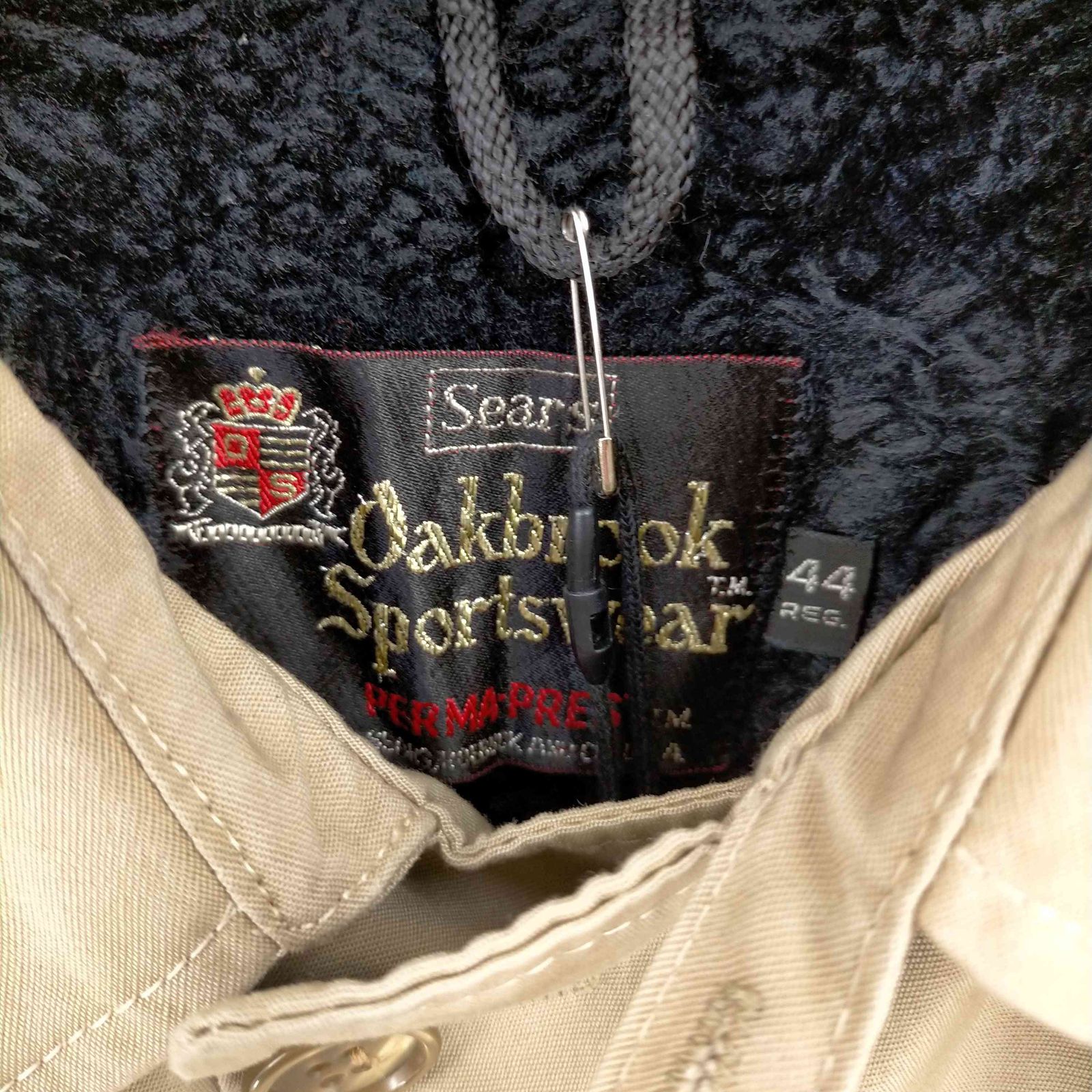 シアーズ Sears 70S Oakbrook SportsWear ライナー付き ステンカラー