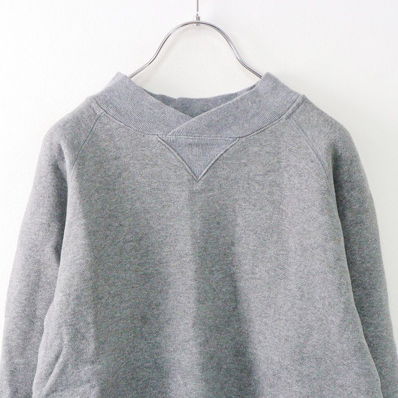 アトリエナルセ atelier naruse cotton mock-neck sweat コットン