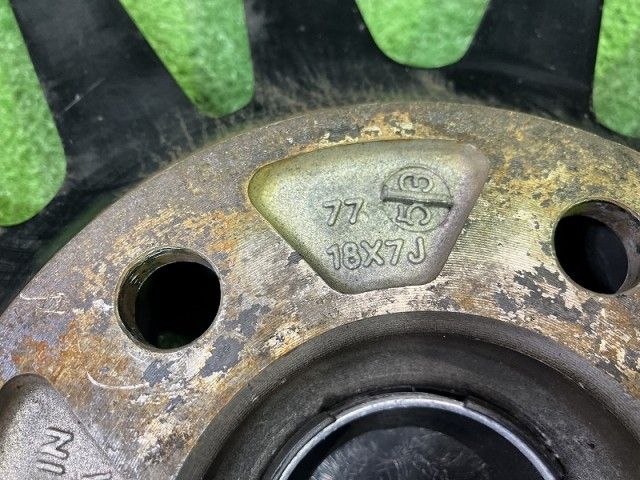 【送料無料 】 社外 ジーゲーム ﾉｱ ｳﾞｫｸｼｰ ｽﾃｯﾌﾟﾜｺﾞﾝ ホイール アルミ ブラックポリッシュ 18インチ 7J 5穴 4本 114.3 53 全国配信早速送料無料！