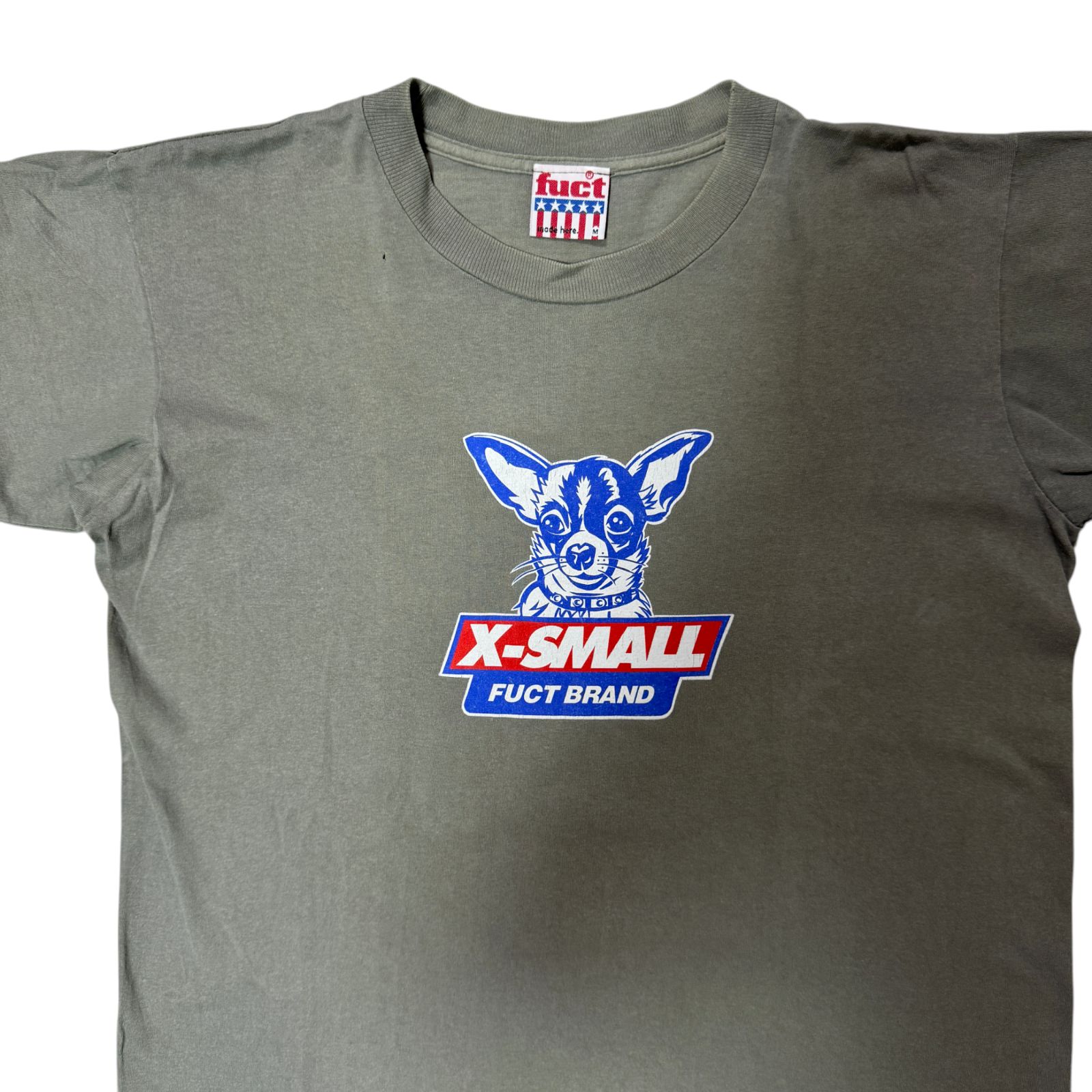 90s FUCT X-SMALL チワワ Tシャツ Mサイズ ファクト vintage