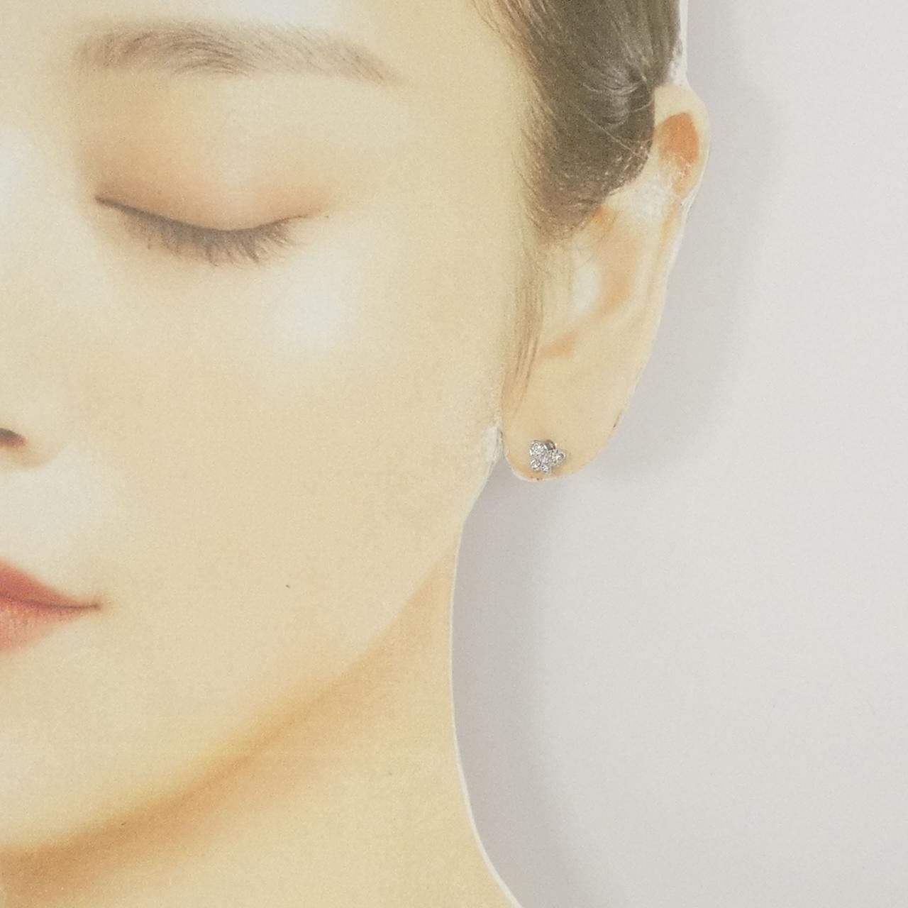 最終価格　AHKAH バタフライパヴェ　ピアス 18K AHKAH アーカー 貴金属・宝石 バタフライパヴェピアス ダイヤピアス YG