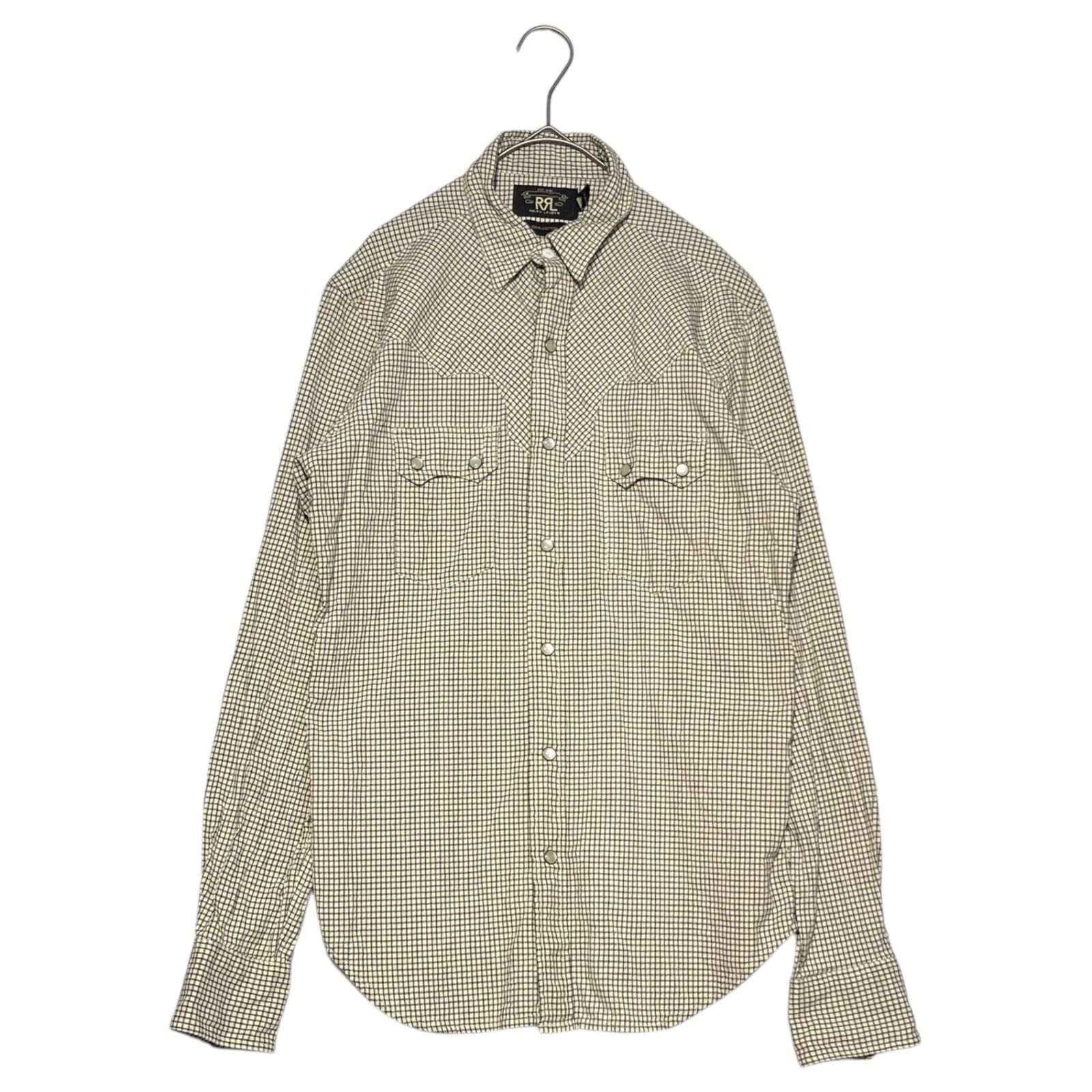 RRL(ダブルアールエル) check western shirt チェック ウエスタン