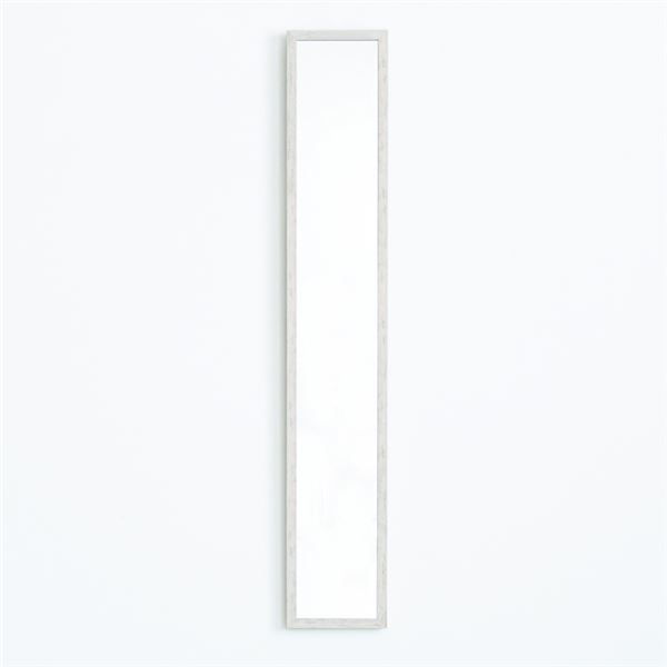 4個セット ウォールミラーdeco120 ホワイト 白 木目 北欧風 鏡 姿見 感 木製 ドレッサー 玄関 トイレ 全身 洗面 壁掛け モダン 韓国インテリア 業務用 NK-222