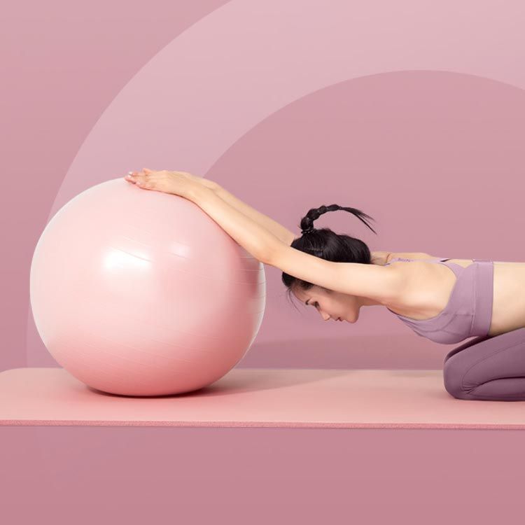 バランスボール ヨガボール 65cm 55cm アンチバースト フット