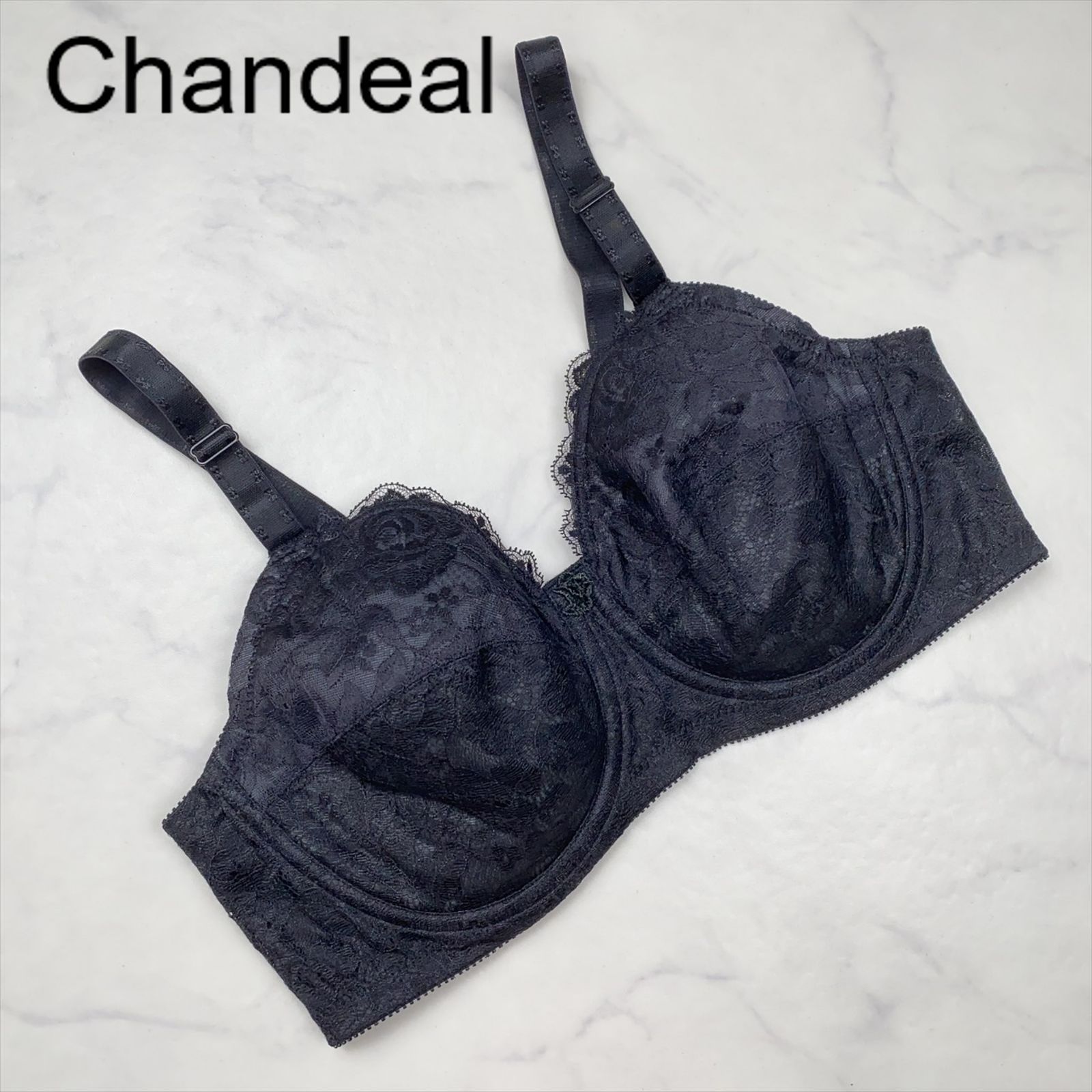 新品未使用】Chandeal シャンデール ブラジャー D80 BL ブラック