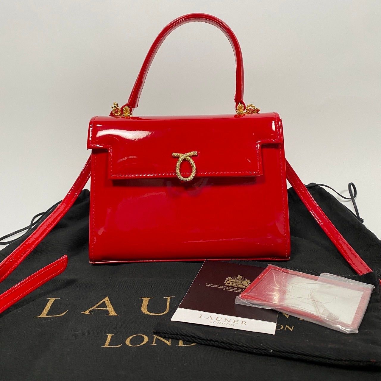 極美品✨ LAUNER LONDON トラヴィアータ 2way ハンドバッグ 極美品✨ LAUNER LONDON トラヴィアータ 2way ハンドバッグ 福岡三越