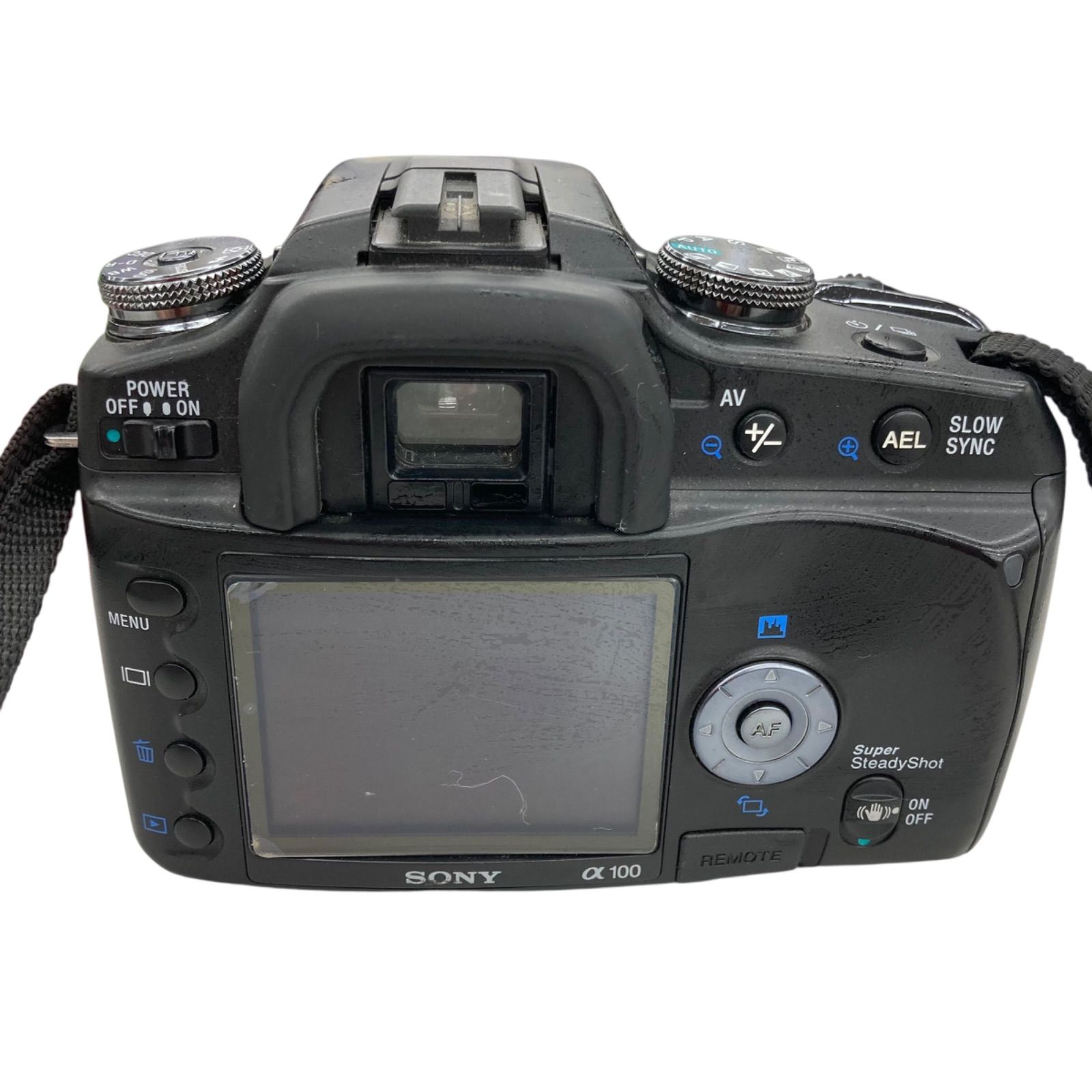 186000 現状品 SONY α100 DSLR-A100 レンズ（18-70mm,75-300mm