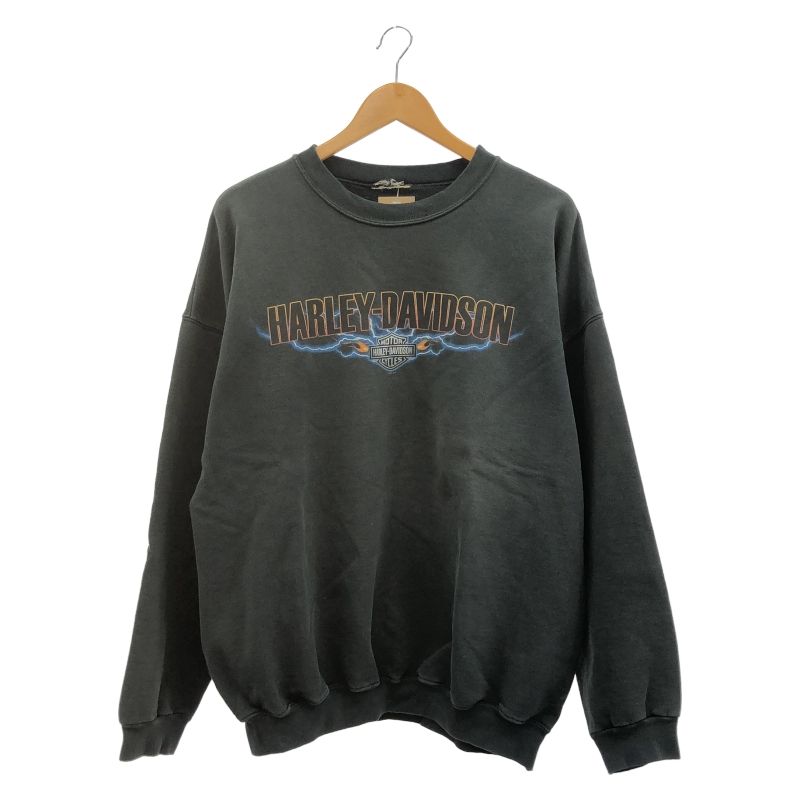 Harley Davidson スウェット クルーネック 黒 タグなし 66