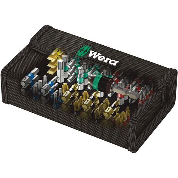 WERA ヴェラ 60本組 差込6.35mm Bi-Torsion ビットセット 057441 工具 ツール DIY 作業工具 道具
