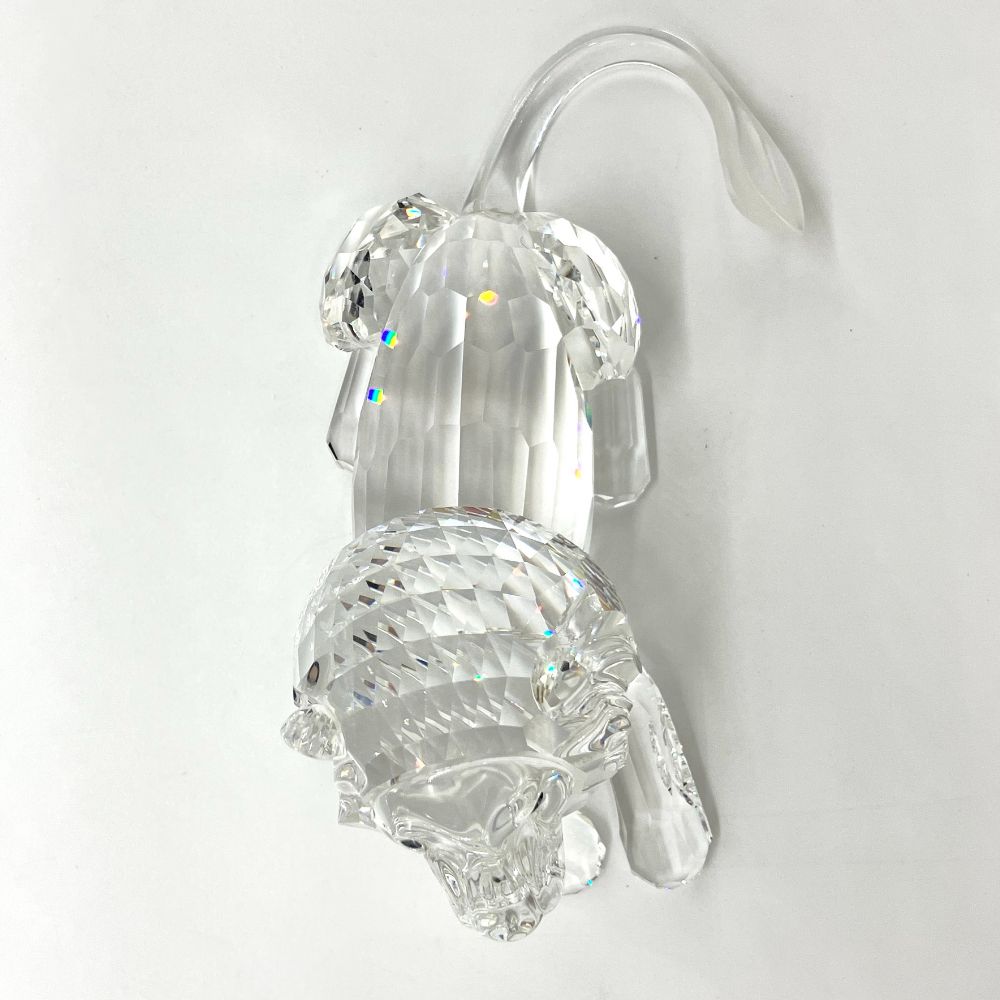 スワロフスキー SWAROVSKI ライオン 1995年SCS会員限定  オブジェ 置物 クリスタル 185410【中古】