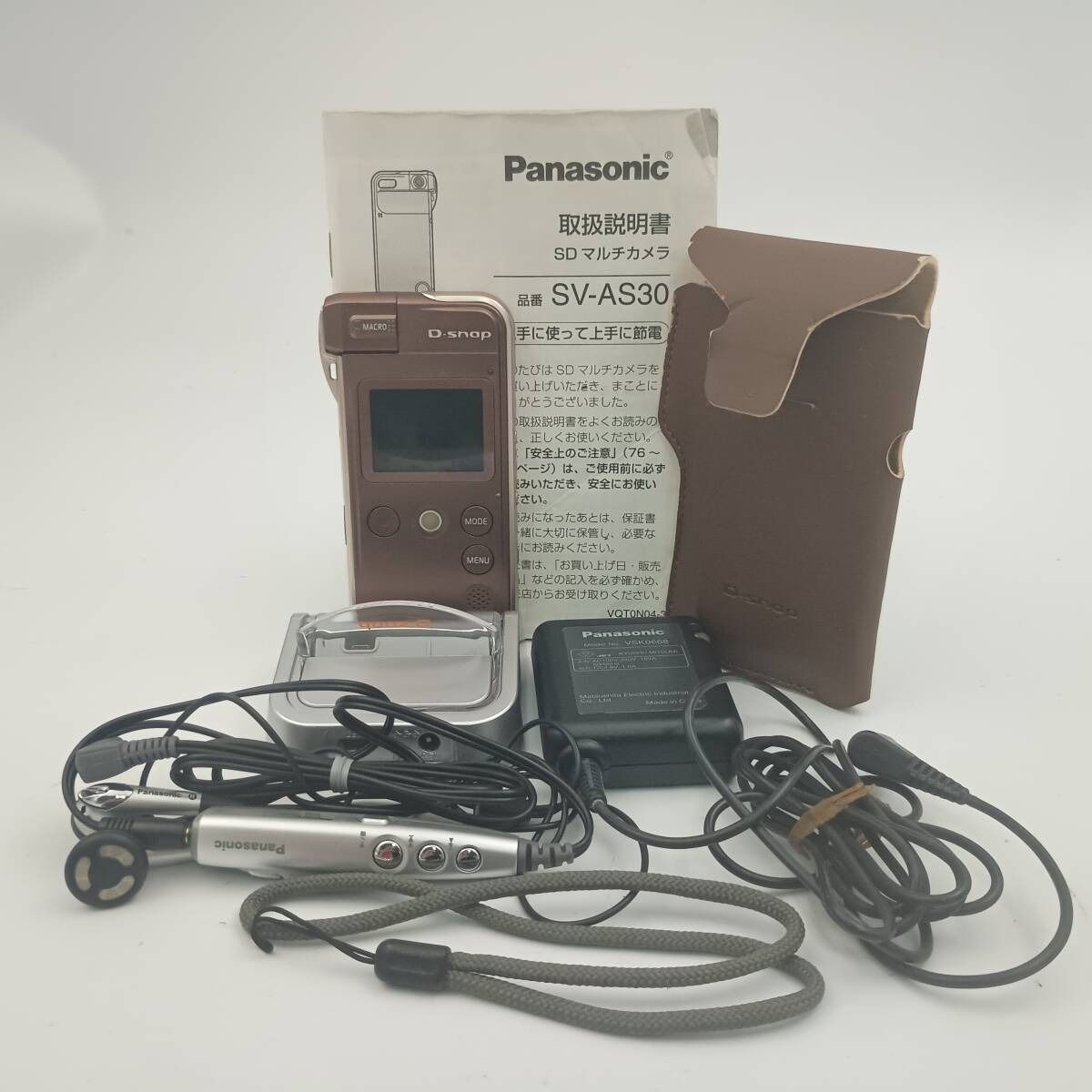 Panasonic D-snap SV-AS30 ブラウン Panasonic D-snap SV-AS30 SD Brown マルチカメラ 茶色 - メルカリ