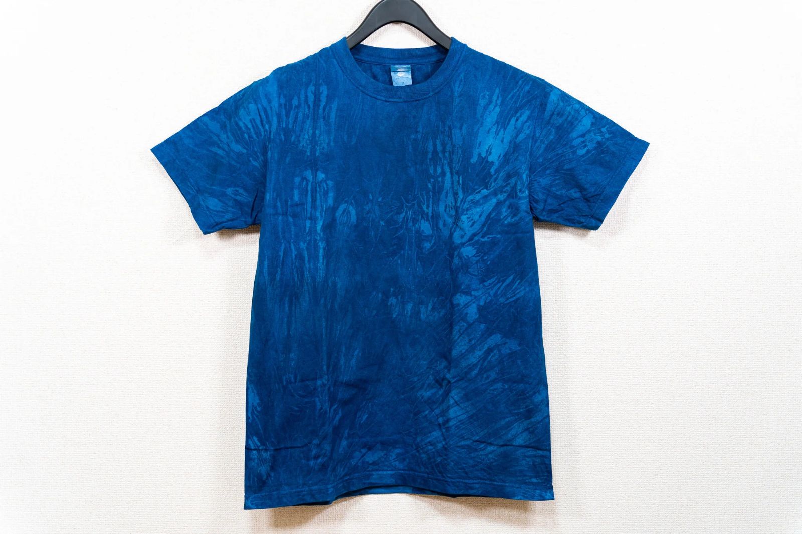 A087「藍染め専門手が手掛ける藍染」メンズ　半袖　Tシャツ