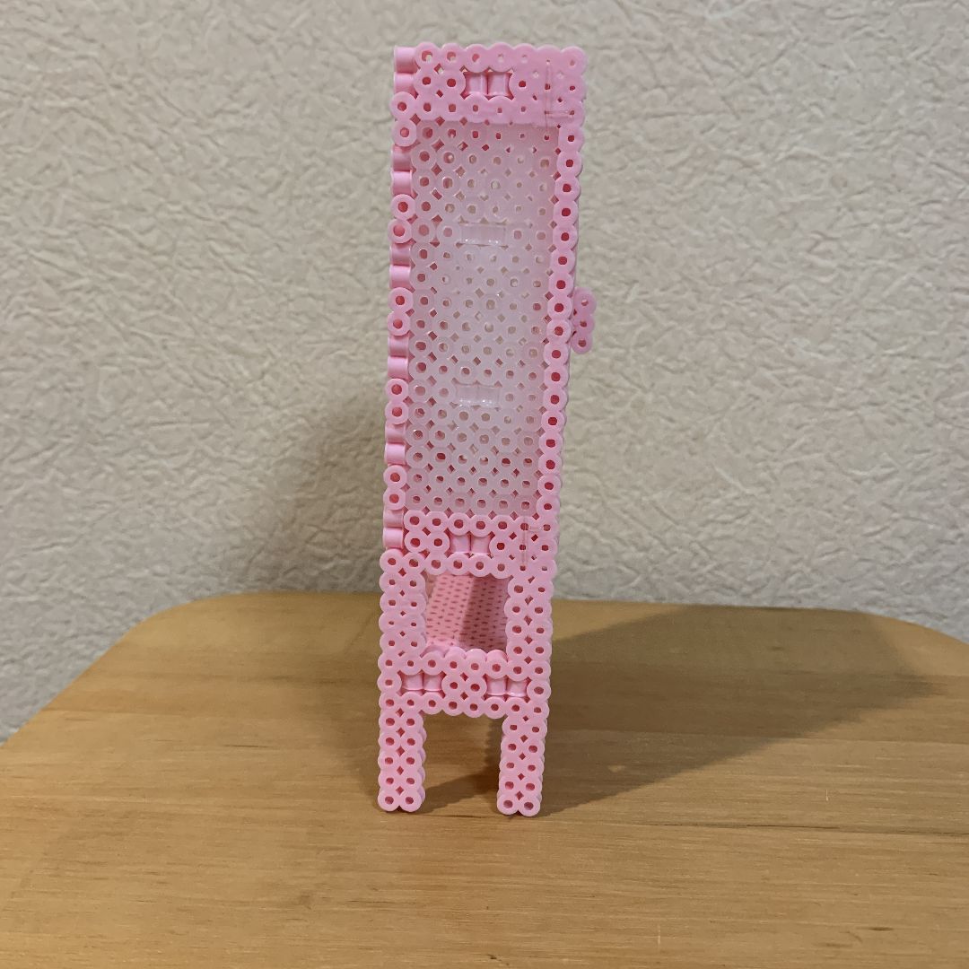 アイロンビーズ ミニチュア 医療戸棚 キャビネット ピンク - メルカリ 