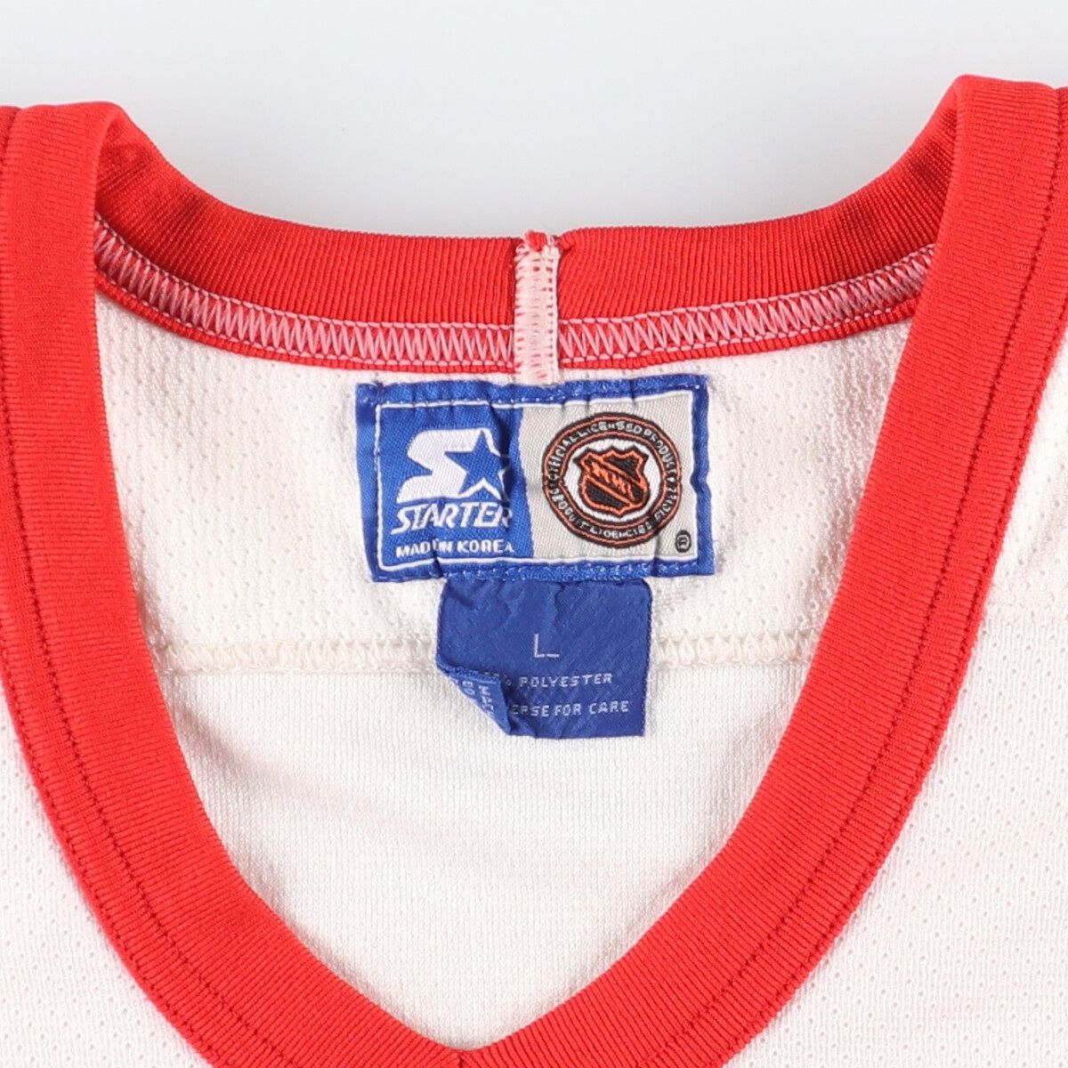 古着 90年代 スターター Starter NHL DETROIT RED WINGS デトロイト 