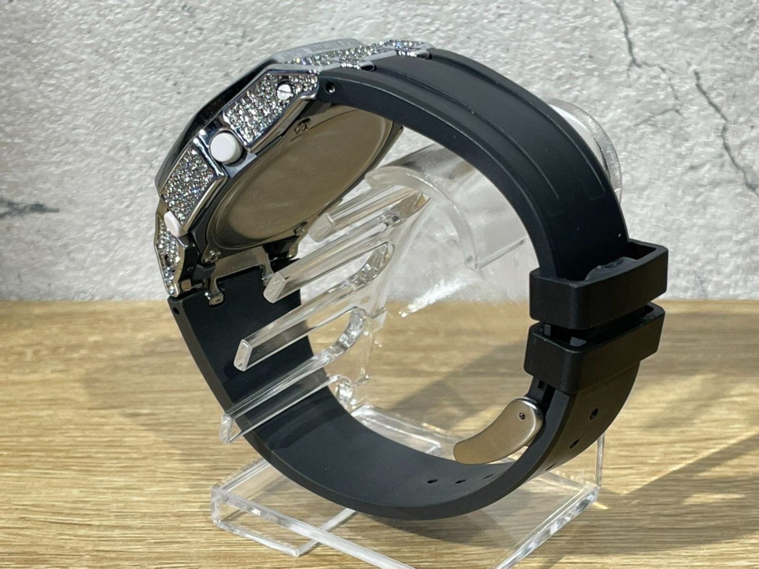カシオ Gショック ジルコニアシルバー ブラックベルト gma-s2100-7a カシオ Gショック ジルコニアシルバー ブラックベルト gma-s2100