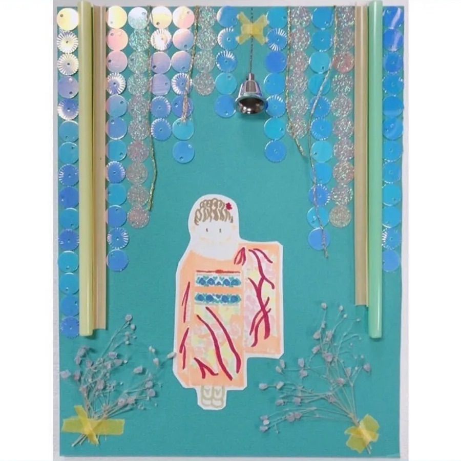 早春〜白薔薇とミモザの花籠〜