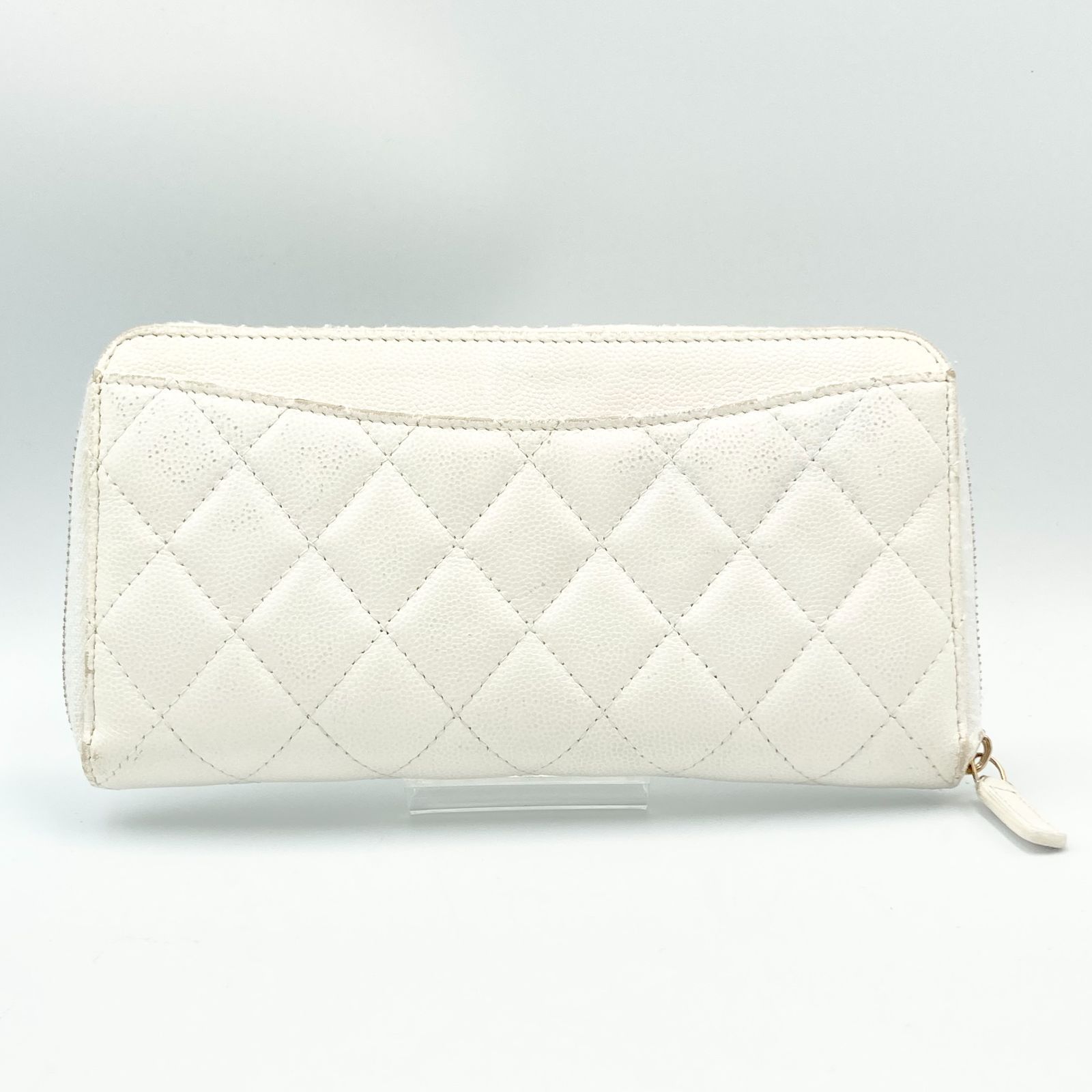 正規品CHANEL ホワイト長財布ロング ウォレット マトラッセキャビアスキン 楽天市場】シャネル 長財布 クラシック ロング フラップ