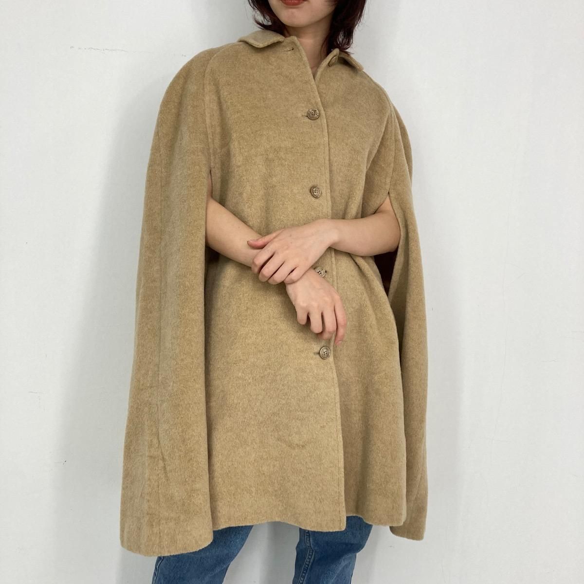 PENDLETON / 70s/USA製/ポンチョ/ダッフルコート/ウール/ブルー