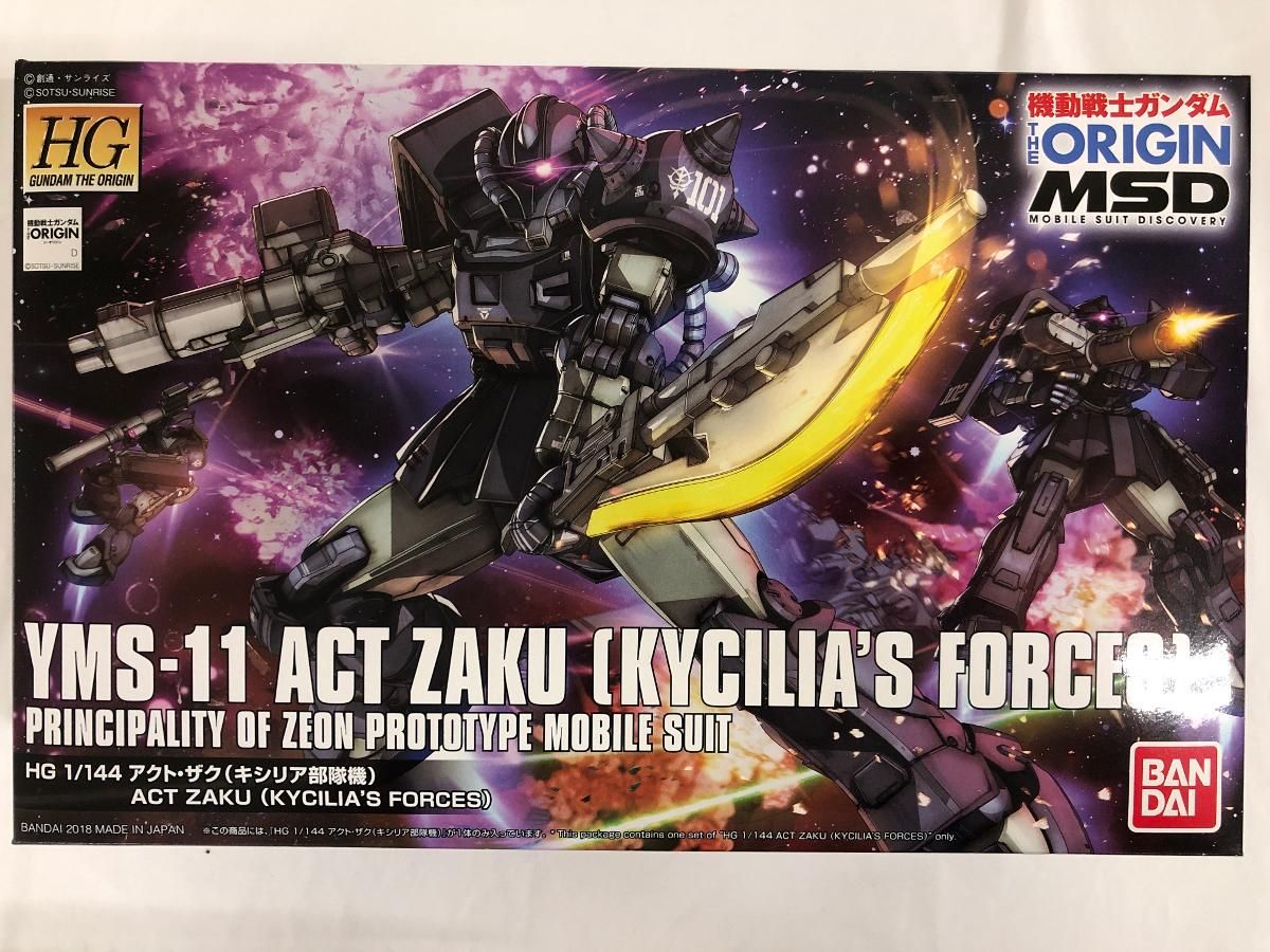 未開封新品 THE ORIGIN HG アクト・ザク (キシリア部隊機) HG 1/144 アクト・ザク キシリア部隊機｜ホビーの総合通販サイト