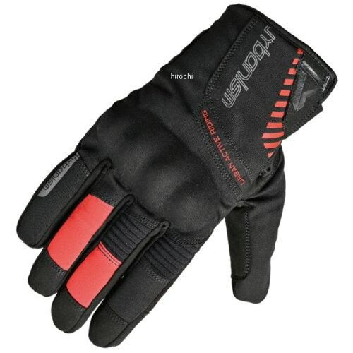 【新品・5営業日で発送】アーバニズム(urbanism) UNG-254 アーバンプロテクトウィンターグローブ BK／RD WM UNG-254／BK／RD／WM