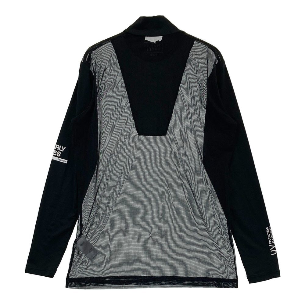 サイズ 5 PEARLY GATES パーリーゲイツ モデル COOLメッシュ 長袖 インナーTシャツ ブラック系 240101530738 ゴルフウェア メンズ ストスト