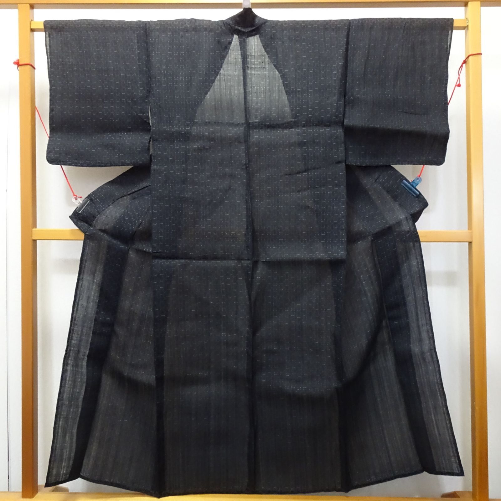 アンティーク 本麻 越後上布 着物 縦横絣 232108 USTAUSTRALIA_COM_AU