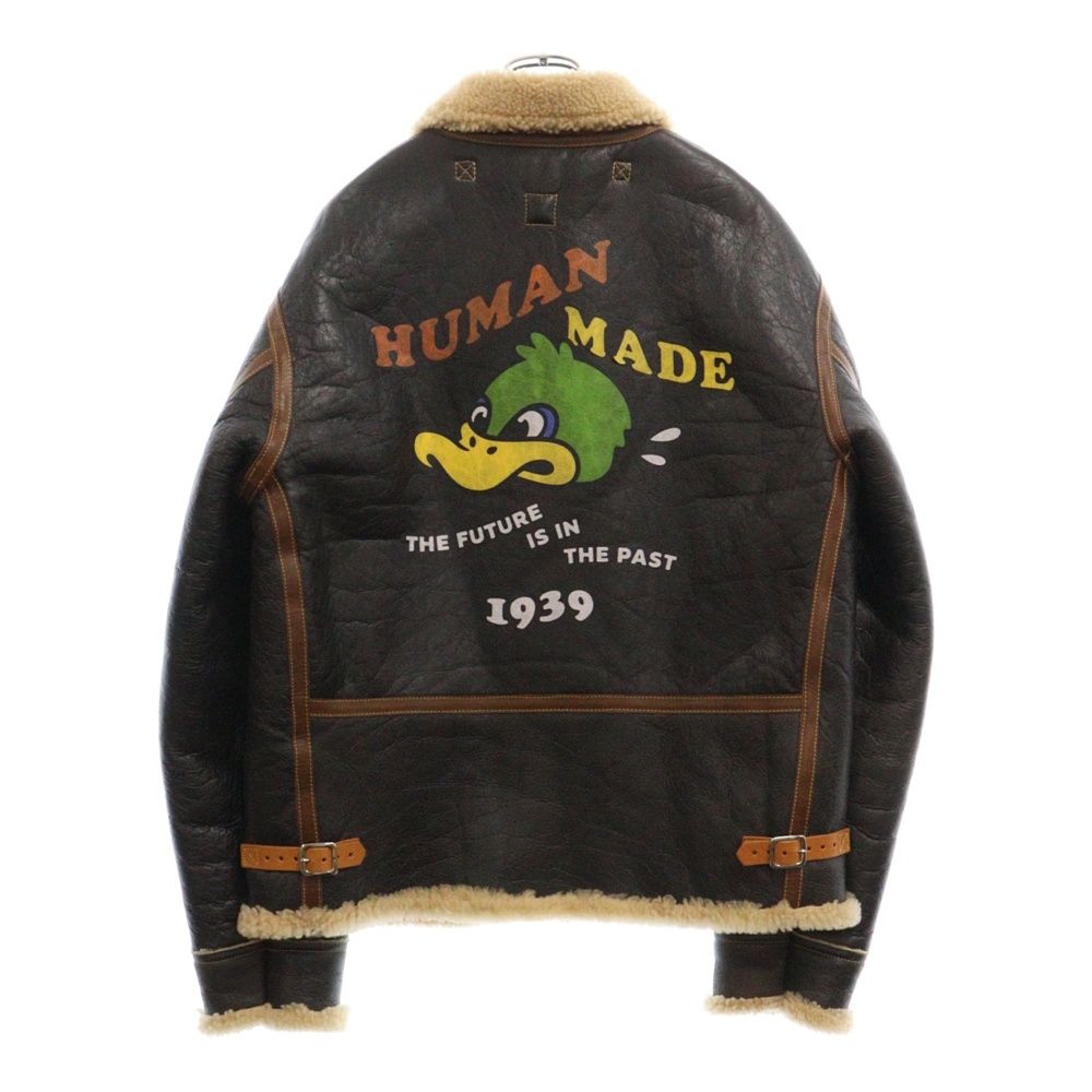 HUMAN MADE (ヒューマンメイド) 23AW Mouton Jacket Brown バック