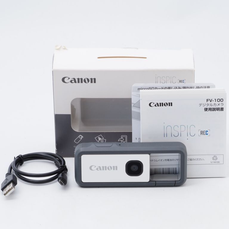 Canon カメラ iNSPiC REC グレー FV-100 GRAY