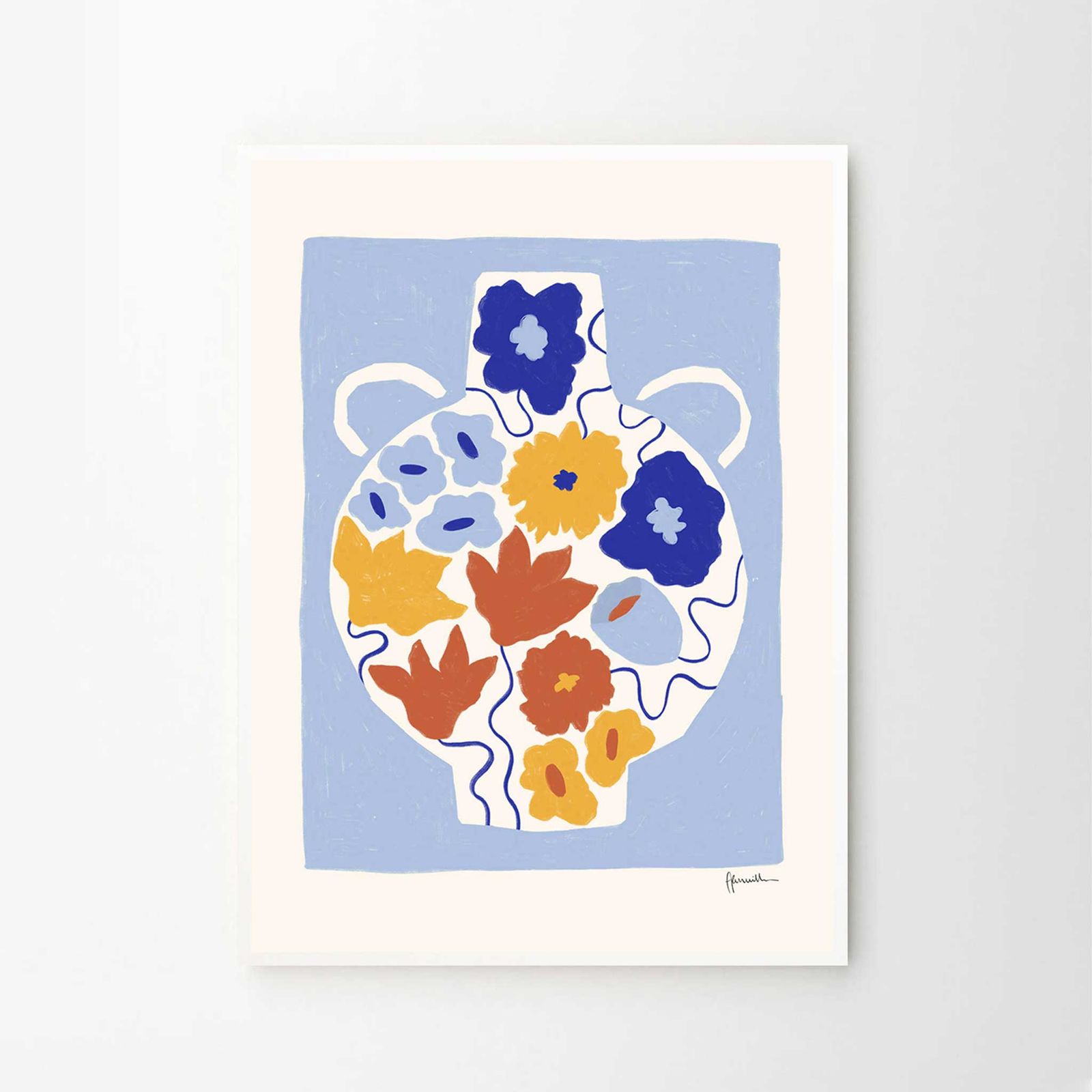 The Poster Club アートポスター 40×50cm Flower Pot ポスタークラブ 北欧雑貨 デンマーク製 124x17029-40x50 NEXPOTALLINN_EU