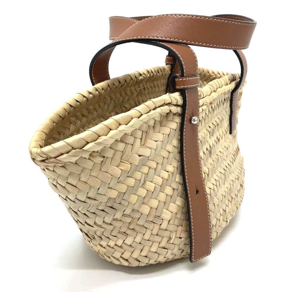 LOEWE かごバッグ ベージュ ストロー製（流ちゃん 良品✴︎LOEWE