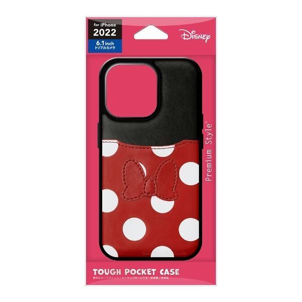 【人気商品】タフポケットケース 用 [ミニーマウス] iPhone14Pro Style PG-DPT22Q11MNE Premium