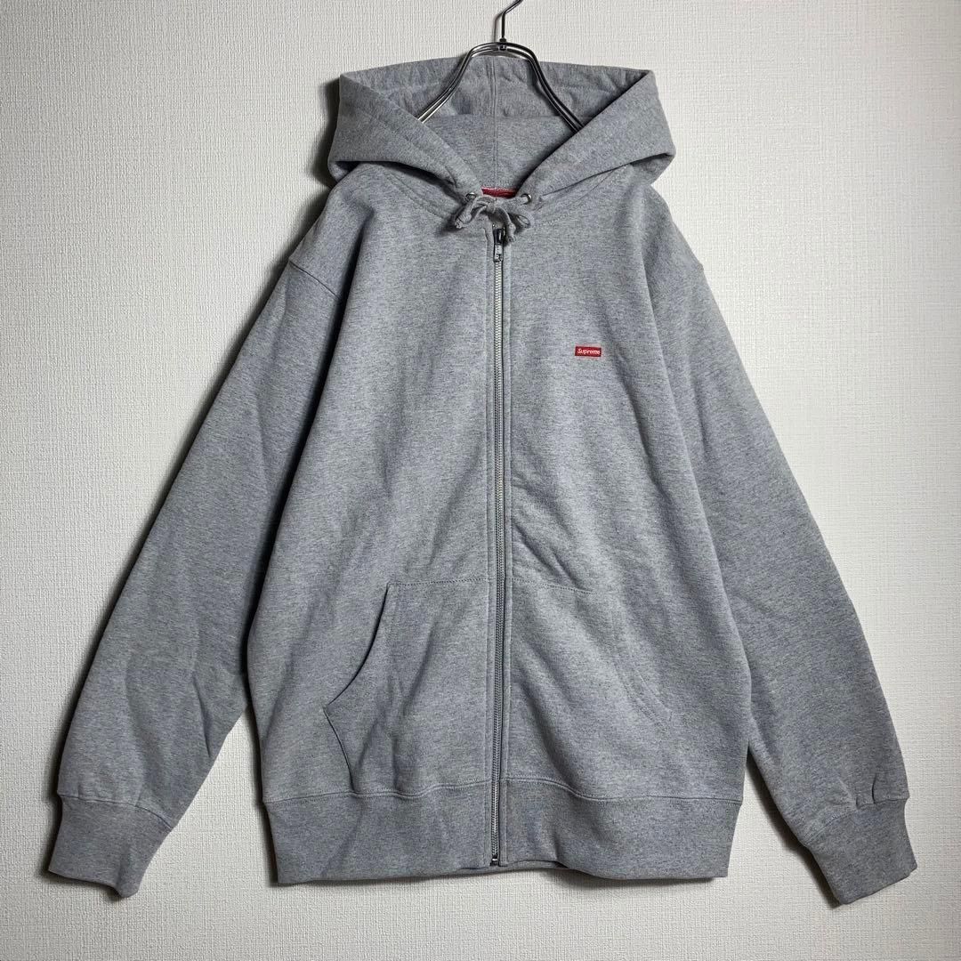 美品】SUPREME フルジップパーカー スモールボックス刺繍ロゴ M 美品】SUPREME フルジップパーカー スモールボックス刺繍ロゴ M