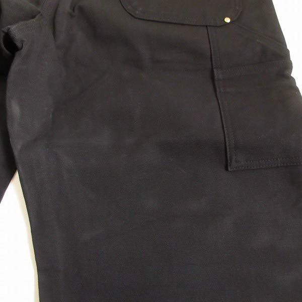 新品 00s USA製 carhartt B01 BLK ダック ダブルニー ペインターパンツ
