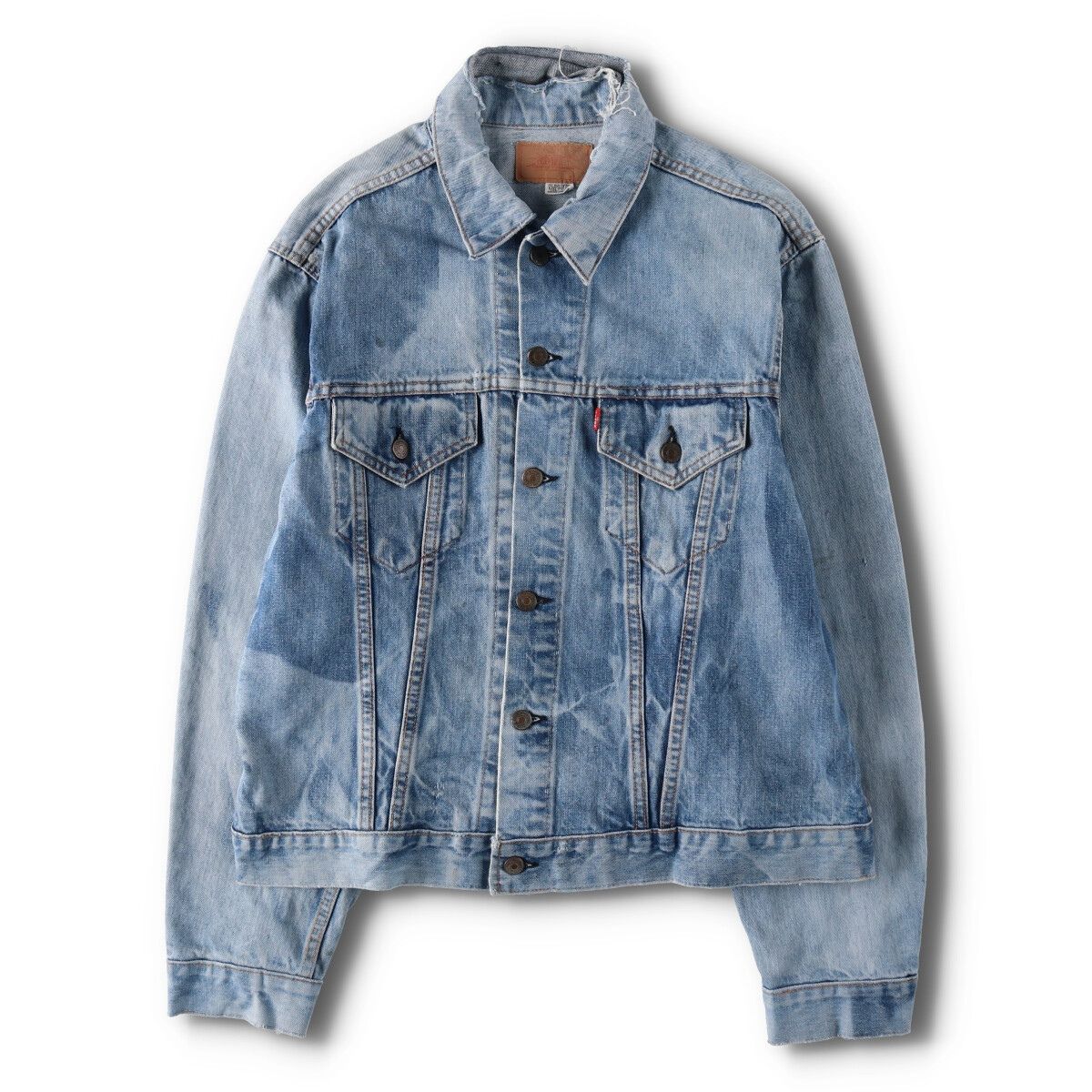 古着 70年代 リーバイス Levi's 4th BIG E ビッグＥ ケアタグ付き デニムジャケット Gジャン USA製 メンズL相当 ヴィンテージ/eva003290