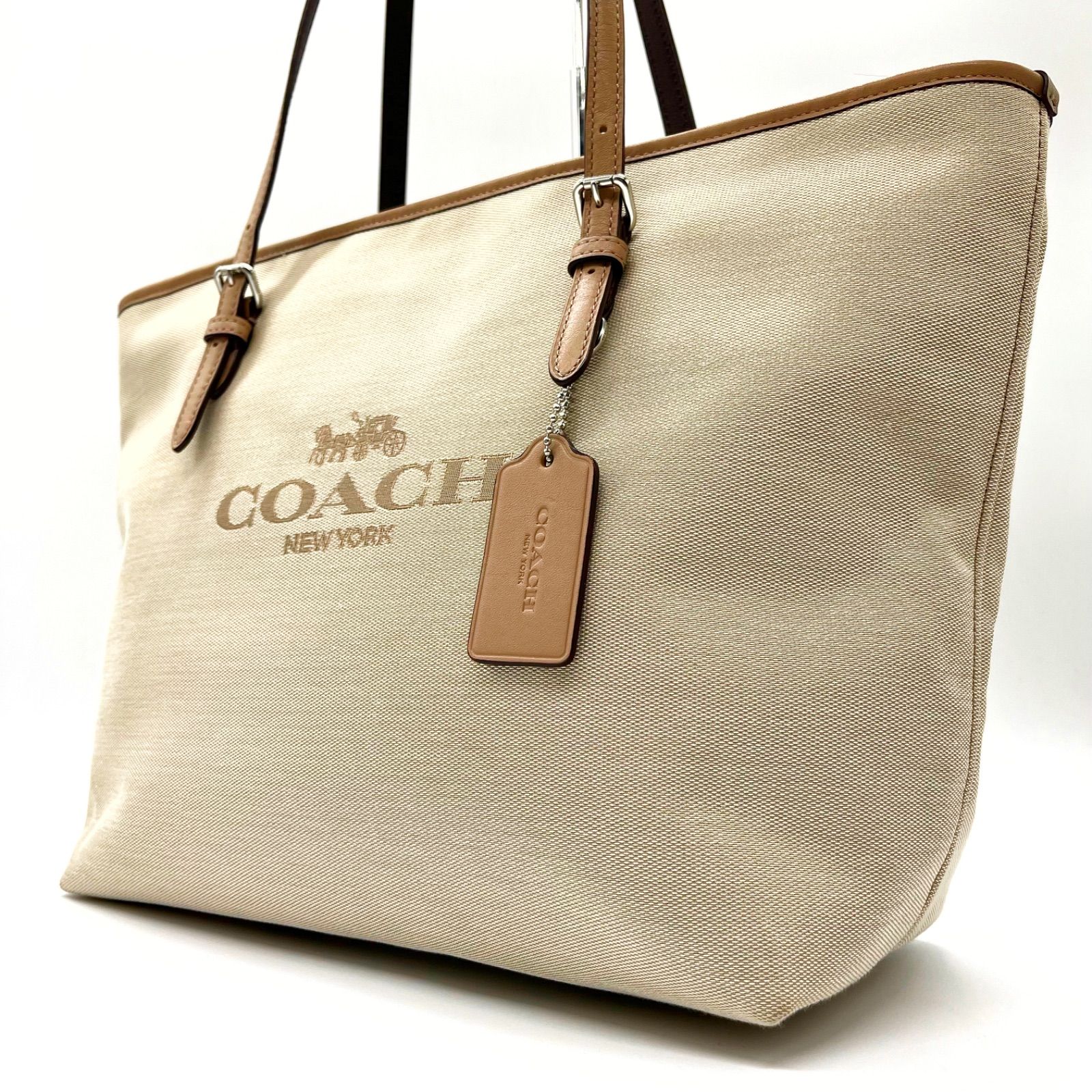 未使用保管品✨ COACH コーチ 6528 シティ ジップ キャンバス トート