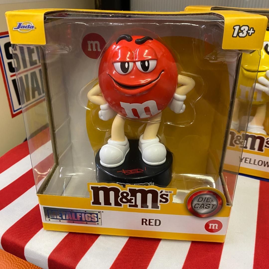 m&m's エムアンドエムズ レッド ダイキャストメタル フィギュア アメ雑