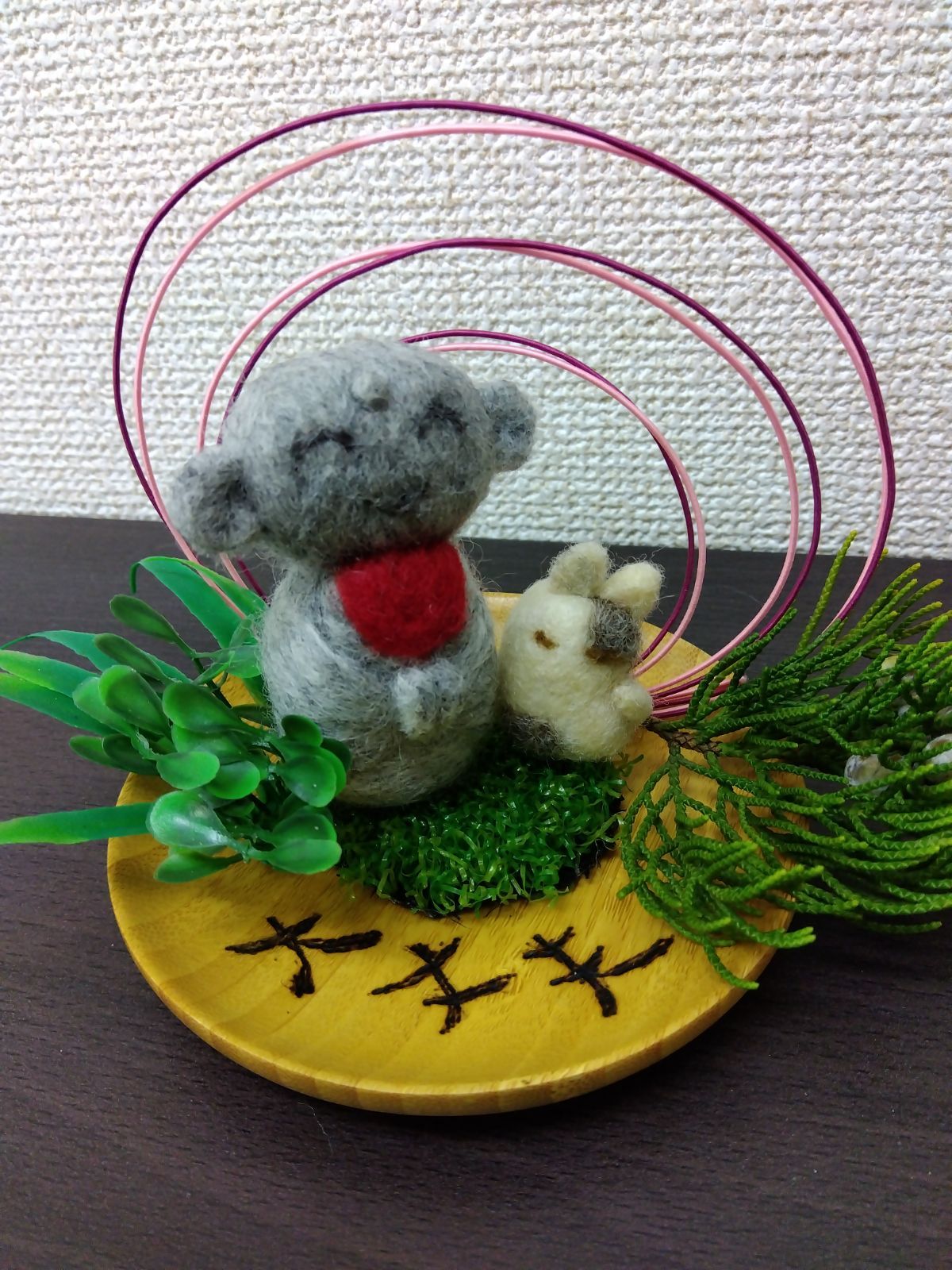 大丈夫お地蔵さん 羊毛フェルト ハンドメイド - メルカリ