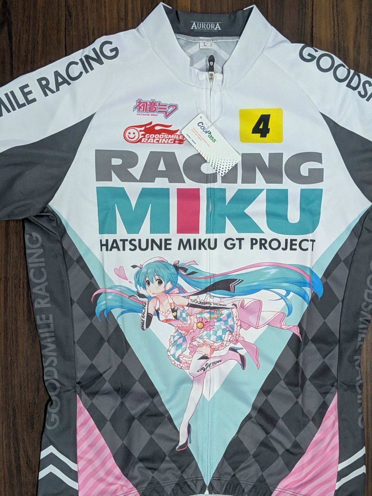 AURORA レーシングミク 2019 サイクルジャージ EdgeVer. L 初音ミク 自転車