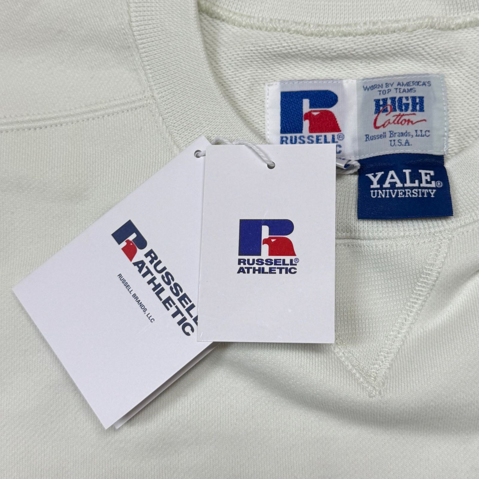 参考上代12100円 未使用品 RUSSELL ATHLETIC YALE UNIVERSITY Sweat 